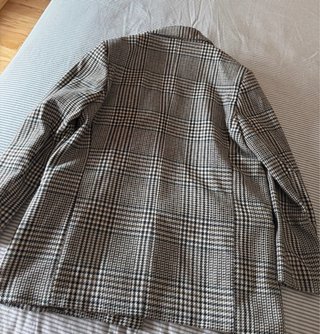 Abrigo estampado pata de gallo