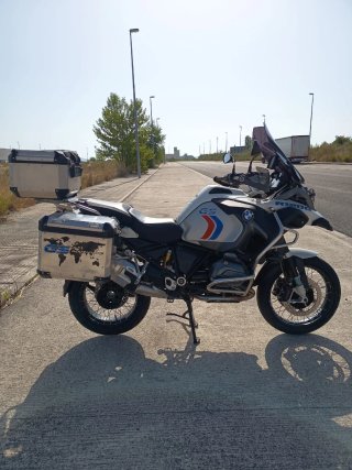 BMW R1200GS Adventure Plata/Blanco