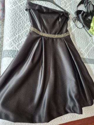 Vestido de fiesta con pedrería