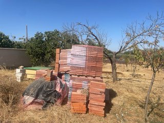 5 Palets de termoarcilla. Ladrillo termocerámico.