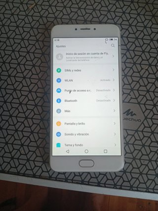 Teléfono Meizu Blanco Libre