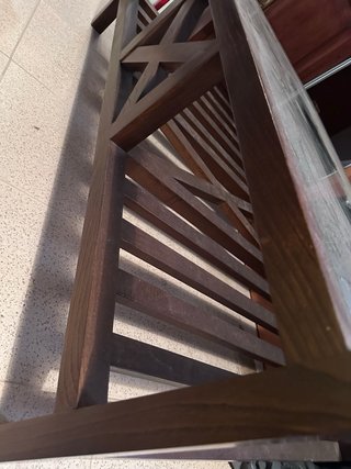 Mesita de salón madera y cristal