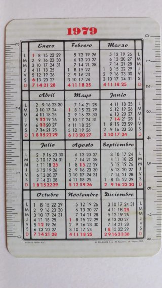 Lote 3 calendarios Heraclio Fournier.