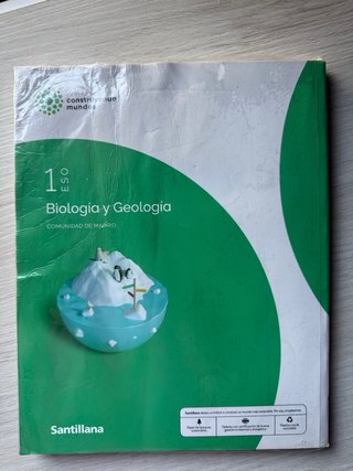 Libro de Biología 1 Eso Santillana