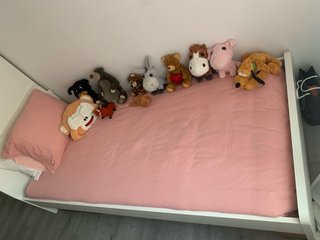 Cama 90x200 con colchón y somier