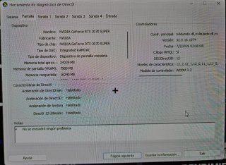 Tarjeta grafica Asus geforce RTX 2070 Super 8gb