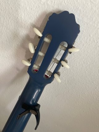 Guitarra Acústica Azul con Estrellas 3/4 Sonidon .