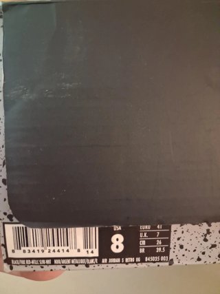 Jordan 5 Retro Negro Metálico