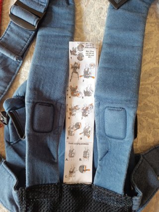 Mochila Portabebés Babybjörn Azul Denim