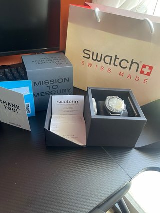 Omega x Swatch Moonswatch Mission to Mercury Grigi