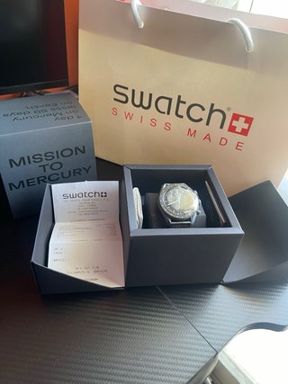 Omega x Swatch Moonswatch Mission to Mercury Grigi