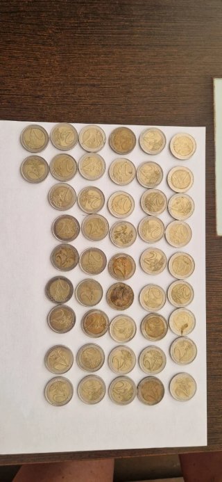 Lote de monedas 2€