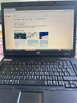 Portatile HP Compaq nx7300 Linux