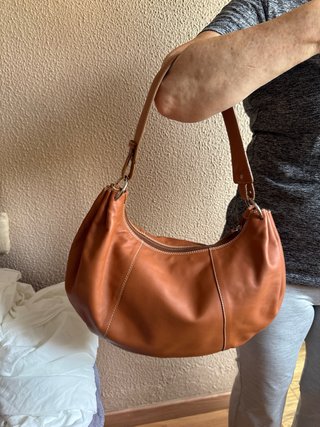 Bolso de piel Cats Madrid marrón
