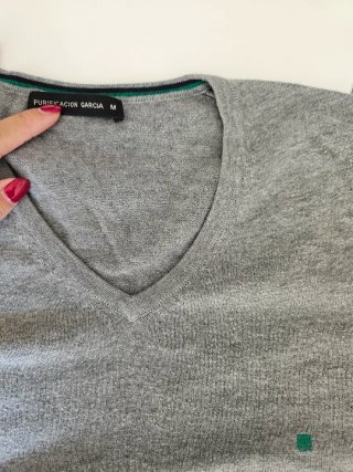 Jersey Gris Purificación García Talla M