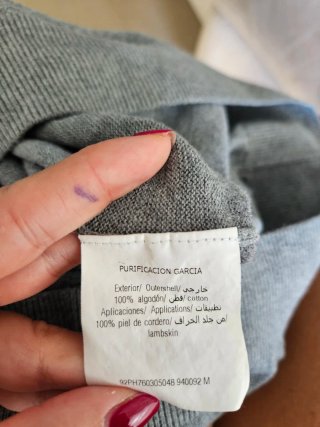 Jersey Gris Purificación García Talla M