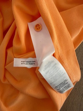 Polo Lacoste Naranja pastel