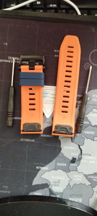 Correa ANBEST azul y naranja