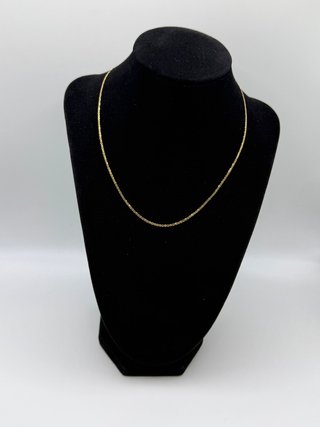 Cadena Oro 18k - Bilbao con Barra - 1,38gr -40,5cm