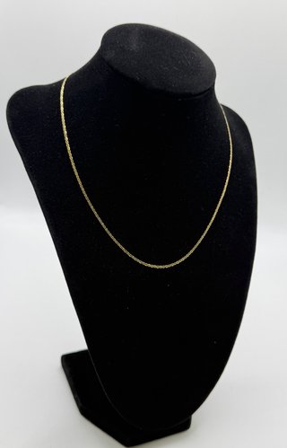 Cadena Oro 18k - Bilbao con Barra - 1,38gr -40,5cm