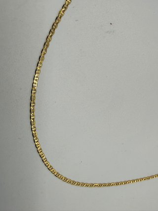 Cadena Oro 18k - Bilbao con Barra - 1,38gr -40,5cm