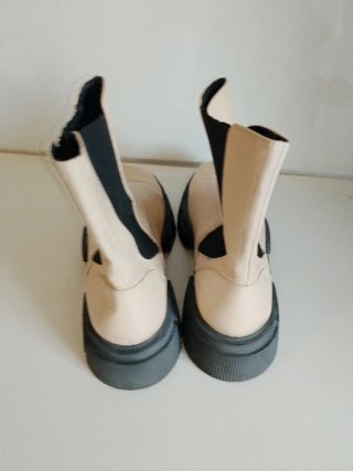 Botas Zara Militares Beige Talla 41