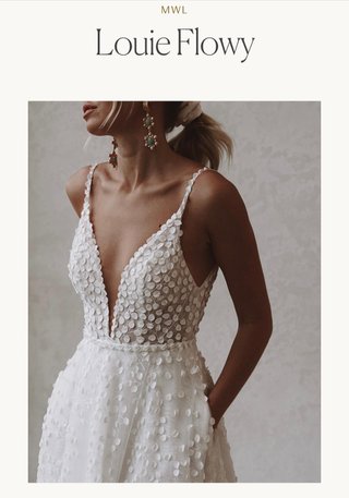 Vestido de Novia Made with Love