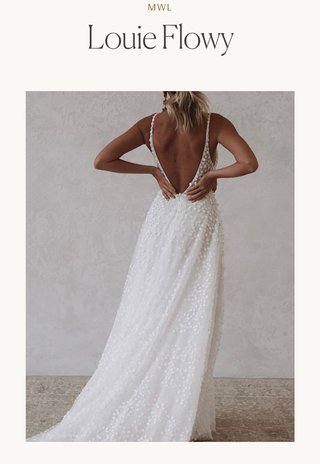 Vestido de Novia Made with Love