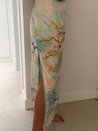 Vestido Qipao Chino Estampado