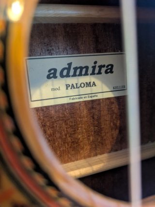 Guitarra Clásica Admira Paloma