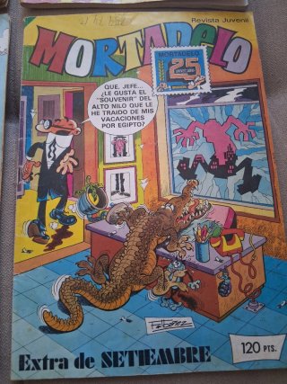 Lote 6 tebeos Mortadelo y Filemon