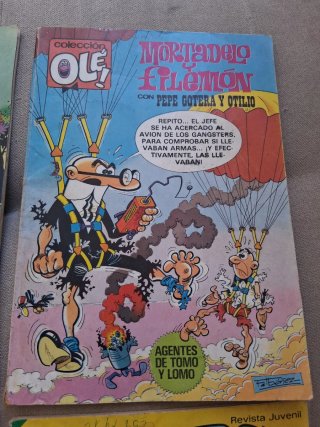 Lote 6 tebeos Mortadelo y Filemon