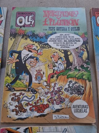 Lote 6 tebeos Mortadelo y Filemon