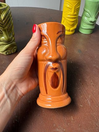 Set 4 Bicchieri Tiki Ceramica