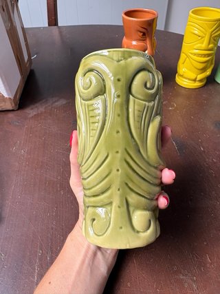 Set 4 Bicchieri Tiki Ceramica