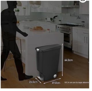 Cubo basura  blanco 40L Solo envío inpost!