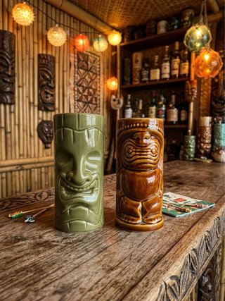 Tiki Mug Tazza Bicchiere Cocktail Ceramica