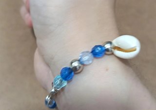 Pulsera SUMMER conchas y abalorios