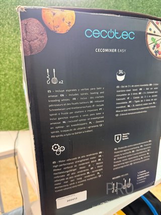 Cecotec Batidora Amasadora Cecomixer Easy