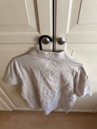 Polo Hollister Blanco Talla L