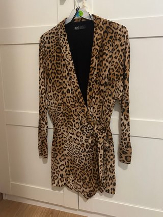 Mono estampado leopardo Zara Talla S