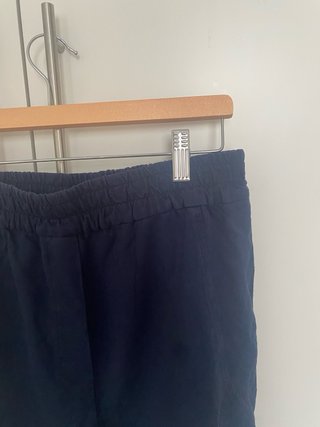 Bermuda azul mujer