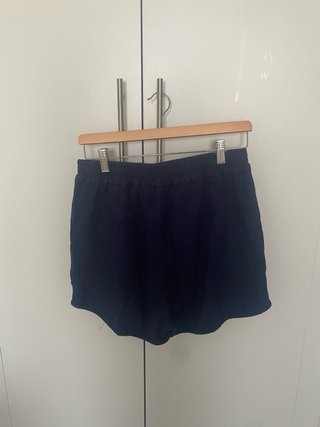 Bermuda azul mujer