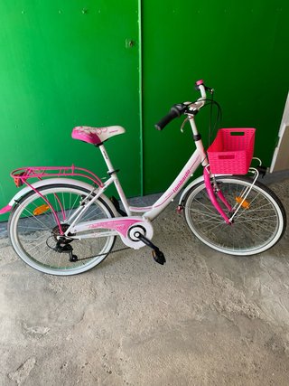 Bicicleta Paseo Mujer Lombardo Blanca