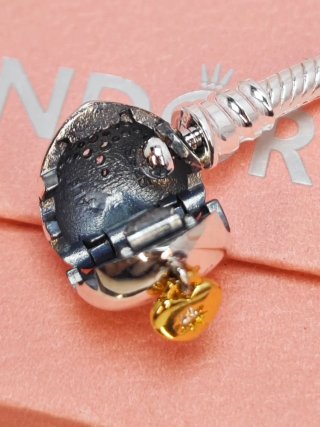 Pulsera Pandora Corazón 19 cm Plata Disney Ale