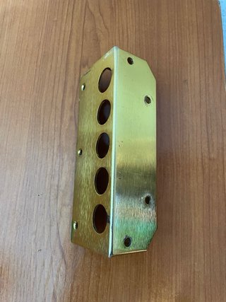 Cerradura seguridad puerta latón