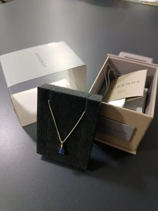 Collar Viceroy azul y plata nuevo