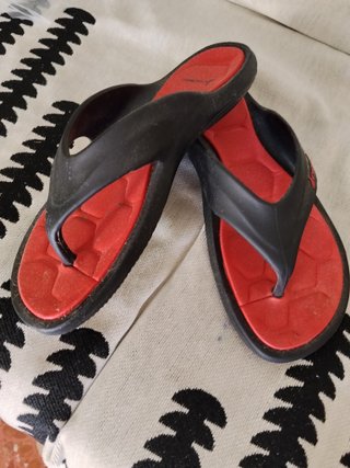 Chanclas Rider Talla 43 Negras y Rojas