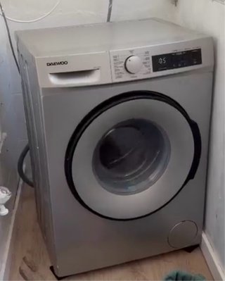 Lavadora Daewoo Plata 7Kg