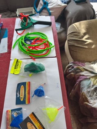 Accesorios pesca: Funda, hilos, boyas